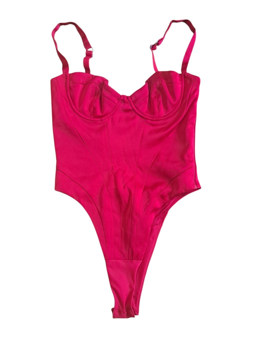 Oh Polly Fire Red Body Suit Size 4